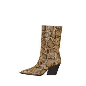 NEW ATP women gavello boot in snake nocciola